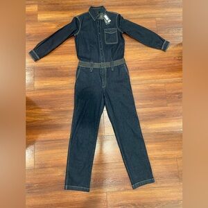 Armani Exchange A|X Unisex Denim Jumpsuit  Dark Wash Size Medium
